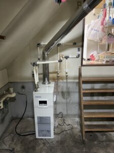 富岡町I様水道管設置工事（ボイラー）