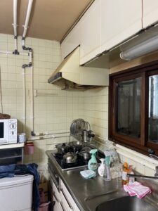 富岡町I様配管設置工事（キッチン）